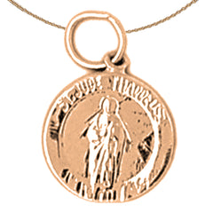 Colgante San Judas de Oro de 14K o 18K