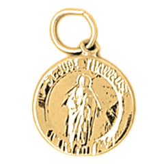 14K or 18K Gold Saint Jude Pendant
