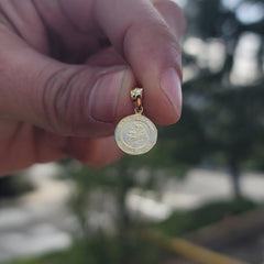 14K or 18K Gold Saint Anthony Pendant