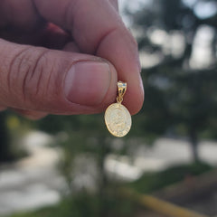 14K or 18K Gold Saint Anthony Pendant