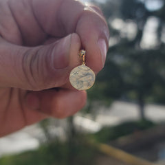 14K or 18K Gold Saint Anthony Pendant