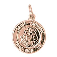 14K or 18K Gold Saint Anthony Pendant