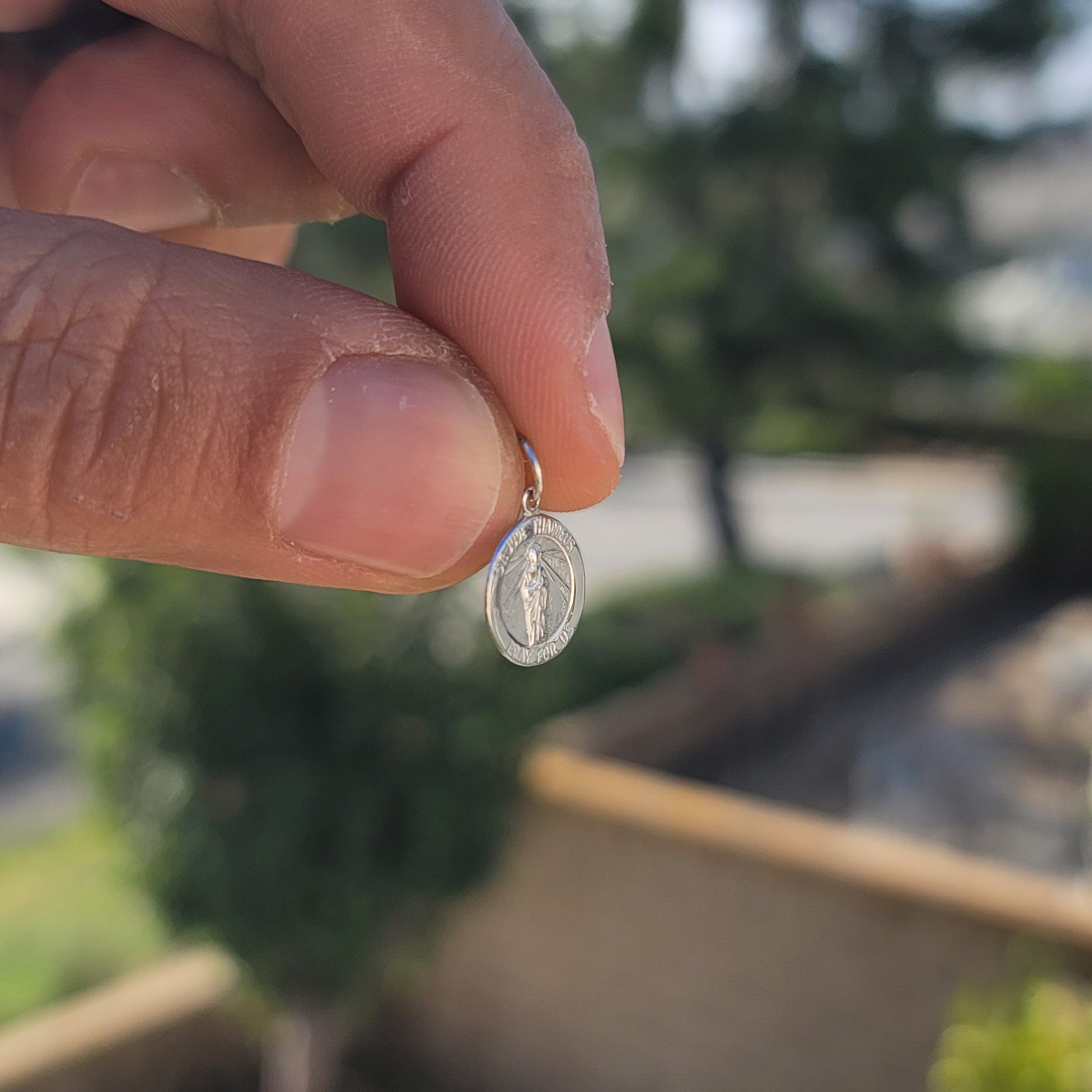 14K or 18K Gold Saint Anthony Pendant