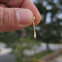 14K or 18K Gold Saint Lazarus Pendant