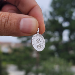 14K or 18K Gold Saint Christopher Pendant