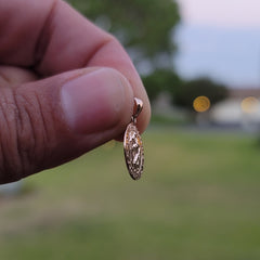 14K or 18K Gold Saint Christopher Pendant