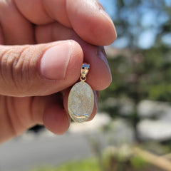 14K or 18K Gold Saint Christopher Pendant