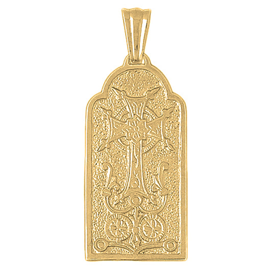 10K, 14K or 18K Gold Armenian Cross Pendant