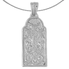 Colgante de cruz armenia de oro de 10K, 14K o 18K