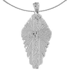 10K, 14K or 18K Gold Glory Cross Pendant