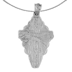 10K, 14K or 18K Gold Glory Cross Pendant