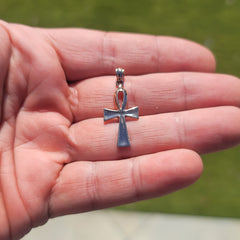 10K, 14K or 18K Gold Ankh Cross Pendant