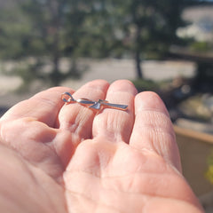 10K, 14K or 18K Gold Ankh Cross Pendant