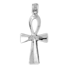 10K, 14K or 18K Gold Ankh Cross Pendant