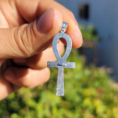 10K, 14K or 18K Gold Ankh Cross Pendant