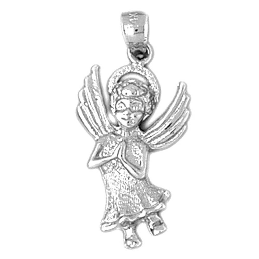 10K, 14K or 18K Gold Angel Pendant