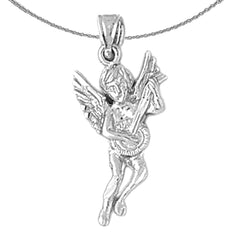 10K, 14K or 18K Gold Angel Pendant