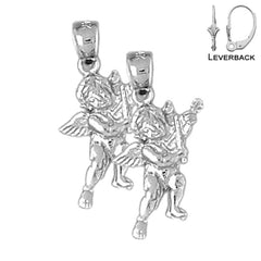 14K or 18K Gold Angel Earrings