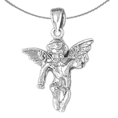 10K, 14K or 18K Gold Angel 3D Pendant