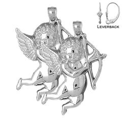 14K or 18K Gold Angel Earrings