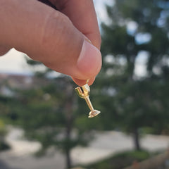 Colgante de Copa de Comunión de Oro de 10K, 14K o 18K