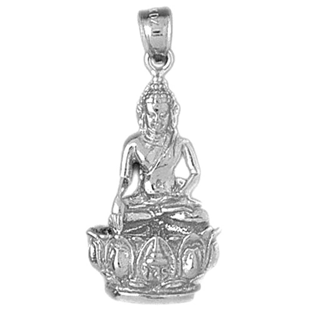 10K, 14K or 18K Gold Buddha Pendant