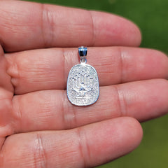 14K or 18K Gold Menorah Pendant