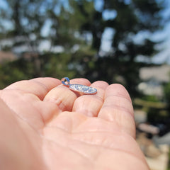 14K or 18K Gold Menorah Pendant