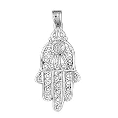 10K, 14K or 18K Gold Hamsa Pendant