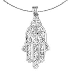 10K, 14K or 18K Gold Hamsa Pendant