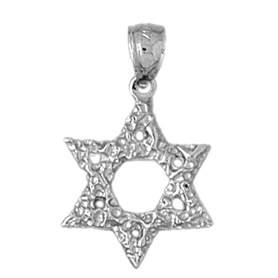 14K or 18K Gold Star of David Pendant