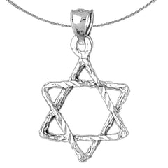 14K or 18K Gold Star of David Pendant