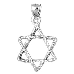 14K or 18K Gold Star of David Pendant