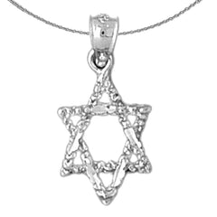 14K or 18K Gold Star of David Pendant
