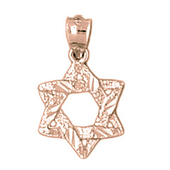 14K or 18K Gold Star of David Pendant