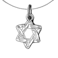 14K or 18K Gold Star of David Pendant
