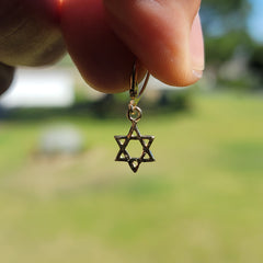 Colgante Estrella de David de Oro de 14K o 18K