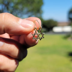 Colgante Estrella de David de Oro de 14K o 18K