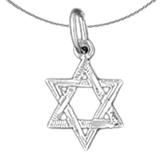 Colgante Estrella de David de Oro de 14K o 18K