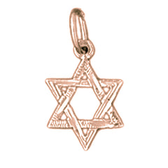 14K or 18K Gold Star of David Pendant