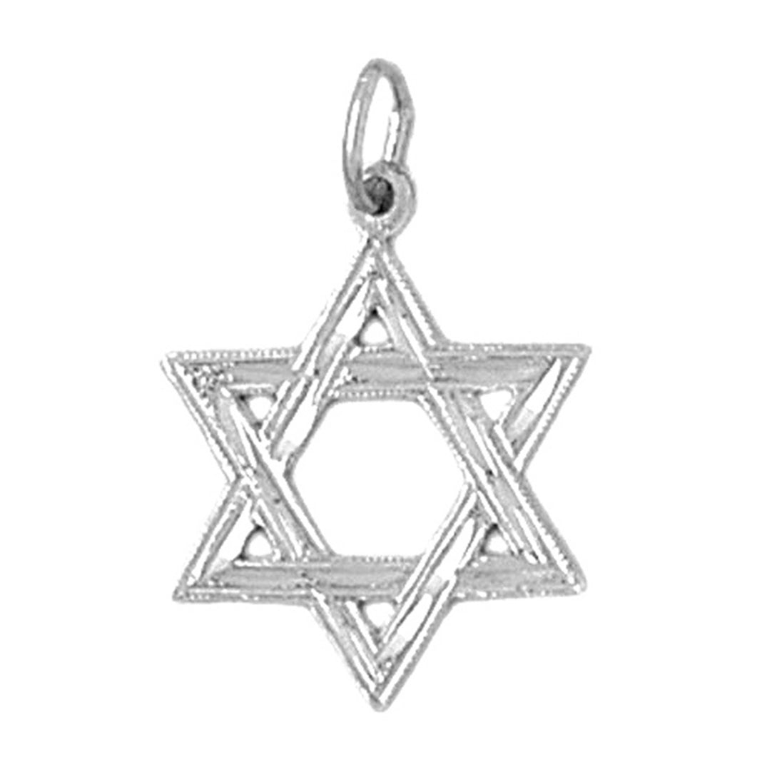 14K or 18K Gold Star of David Pendant