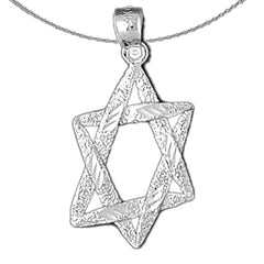 14K or 18K Gold Star of David Pendant