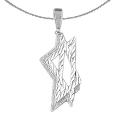 Colgante Estrella de David de Oro de 14K o 18K