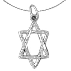 14K or 18K Gold Star of David Pendant