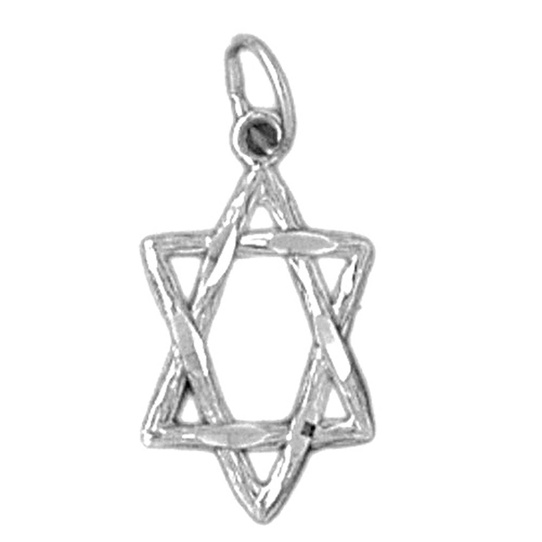 14K or 18K Gold Star of David Pendant