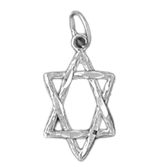 14K or 18K Gold Star of David Pendant