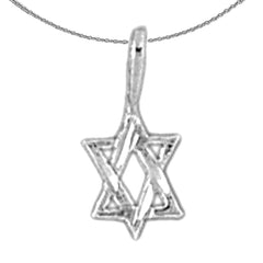 14K or 18K Gold Star of David Pendant