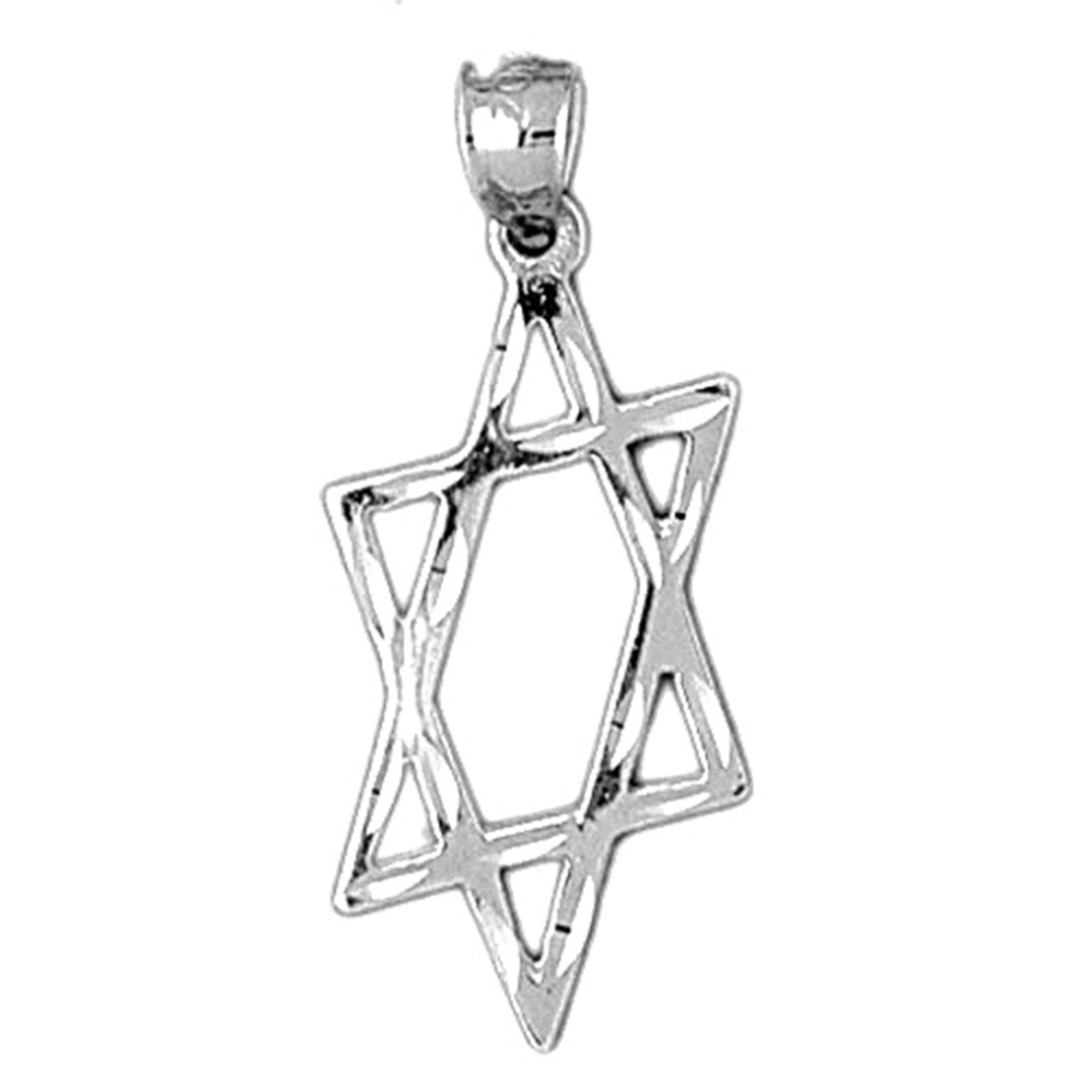 14K or 18K Gold Star of David Pendant