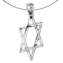 14K or 18K Gold Star of David Pendant