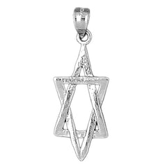 14K or 18K Gold Star of David Pendant